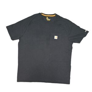 Carhartt Force Short Sleeve Relaxed Fit Black Men's Size XL